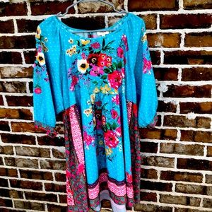 Umgee Floral Dress size large